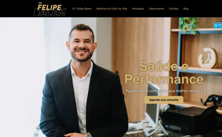 Dr. Felipe Balem - Landing Page feito pela Tecnolhar