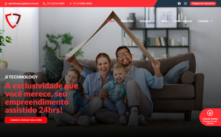 JI Technology - Site Institucional feito pela Tecnolhar